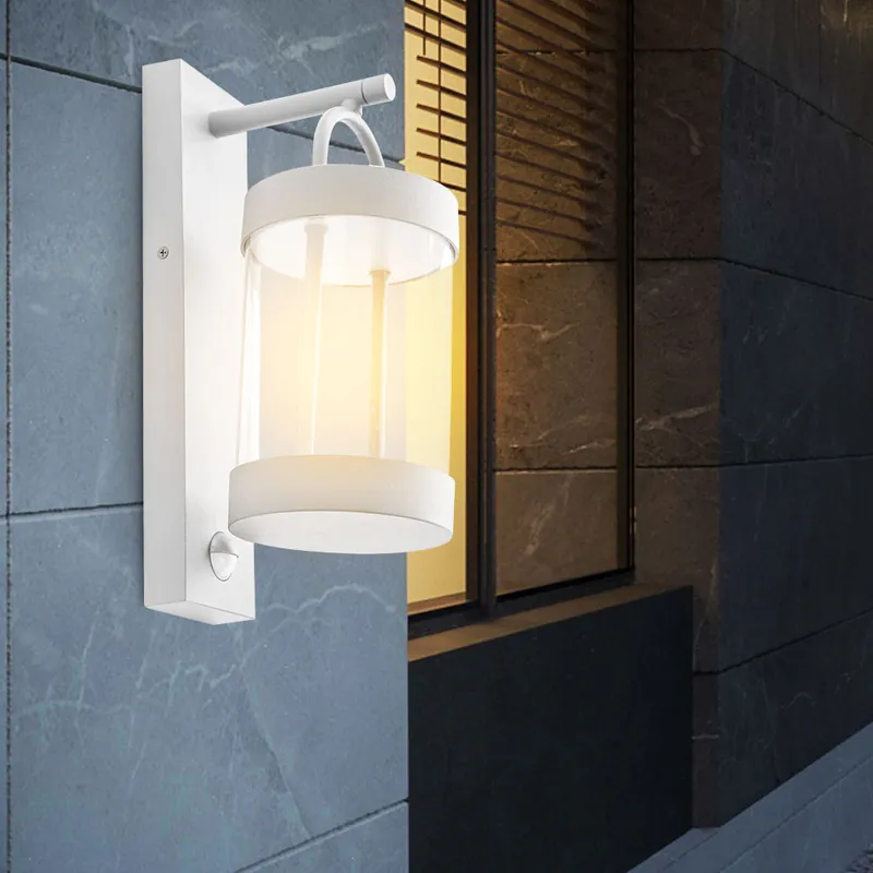 LED buitenwandlamp, lantaarn, wit Laatste Kans