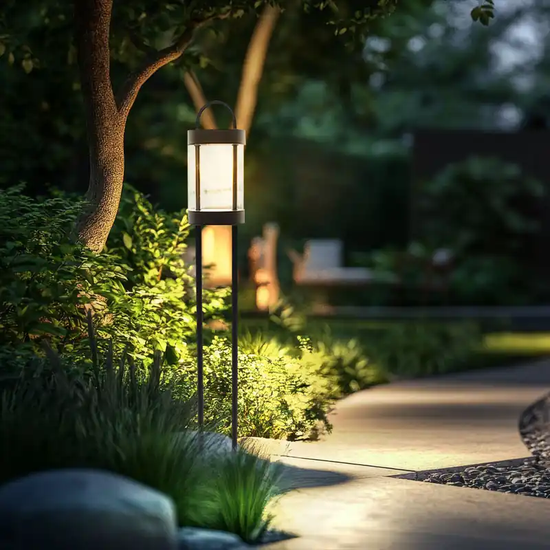 LED vloerlamp voor buiten, zwart metaal, H 100 cm Koop Vandaag
