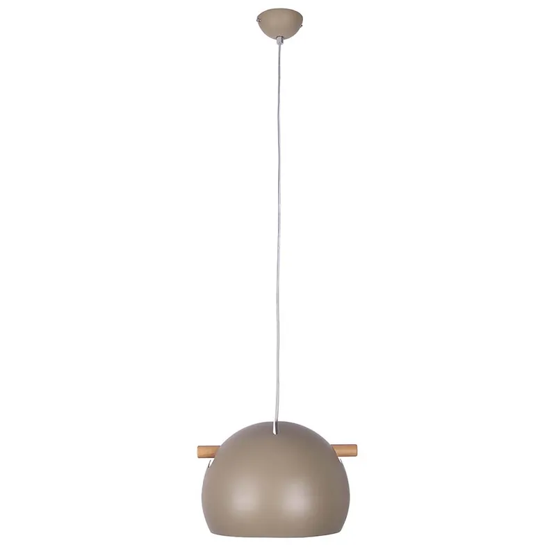 Laatste Kans Hanglamp, houtlook, groen, E27, H 150 cm