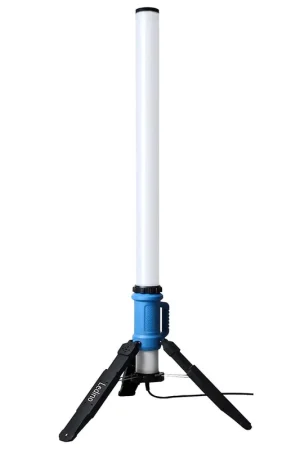 Flitsaanbieding LED-lichtzuil, aluminium, geel, IP69K, H 150 cm