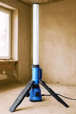 Actieprijs LED-lichtzuil, aluminium, zwart, IP54, H 100 cm