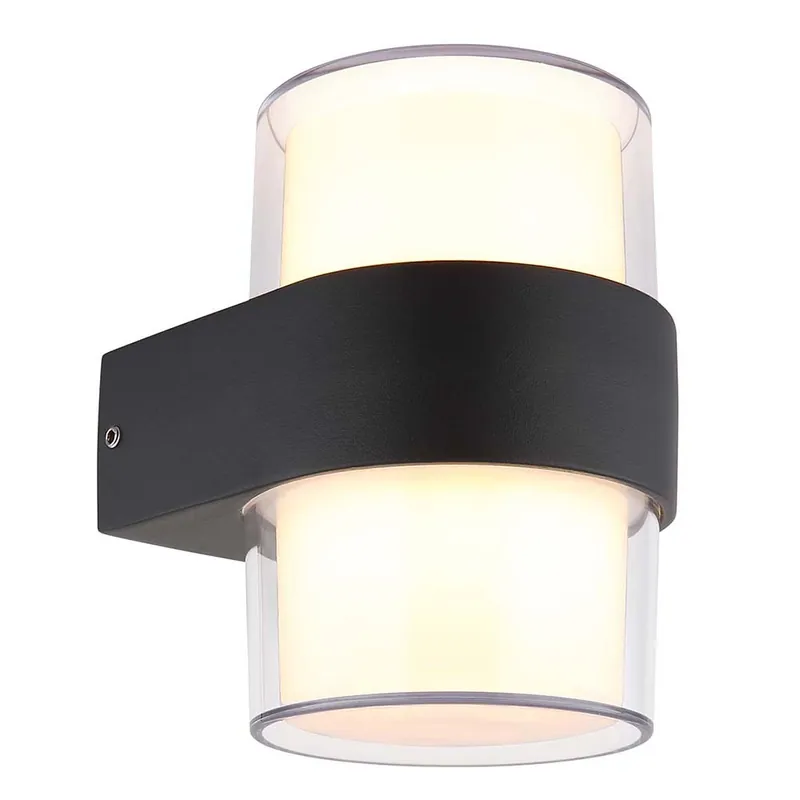 LED wandlamp voor buiten, aluminium, antraciet mat, IP44, H 13 cm Bestel Nu