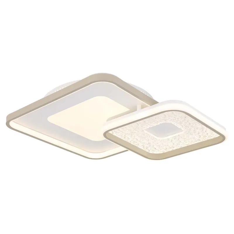 LED-plafondlamp, dimbaar, kleurtemperatuur (CCT), afstandsbediening, lengte 50 cm Gratis Verzending