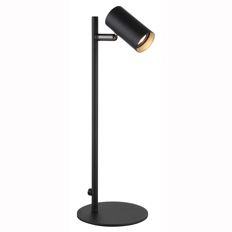 Merkproduct LED-tafellamp, metaal, mat zwart, draaibaar, H 35,5 cm
