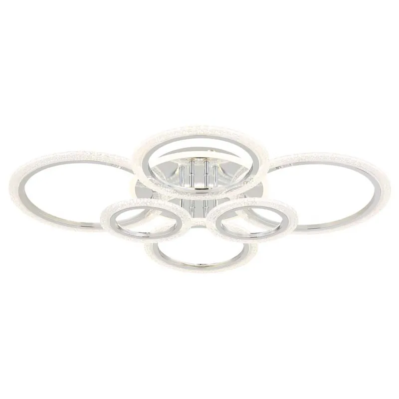 LED-plafondlamp, kristallen, instelbare lichtkleur, lengte 78 cm Rechtstreeks Van De Fabrikant