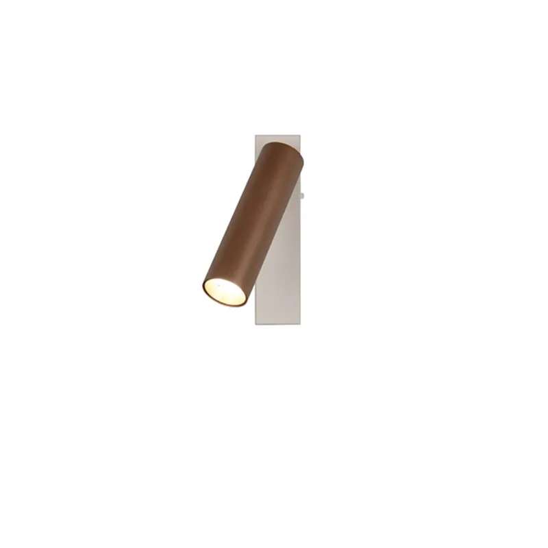 LED, wandlamp, metaal, koffie, SMD, dimschakelaar, L 17 cm Koop Vandaag