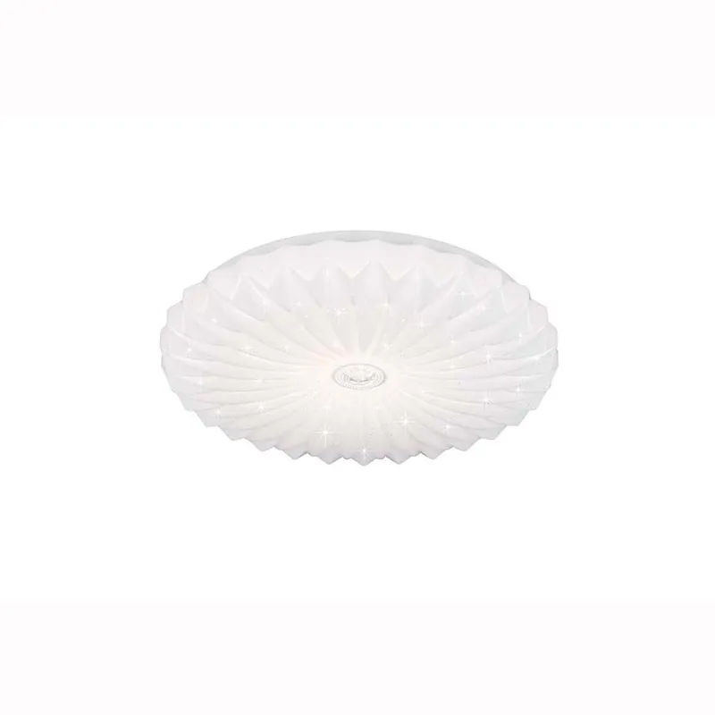 LED plafondlamp, rond, wit, afstandsbediening, dimbaar, H 7 cm Korting
