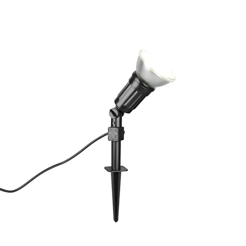 Buitenspot, zwart, kunststof, E27, 15W, H 51 cm Direct Beschikbaar