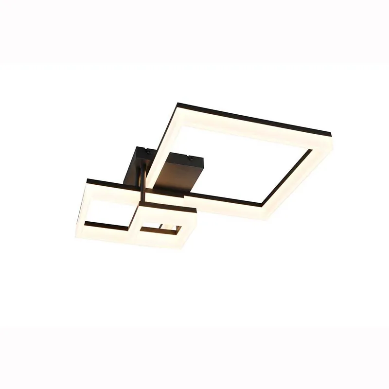 LED, plafondlamp, zwart, SMD, 32W, warm wit, B 65 cm Betaalbaar