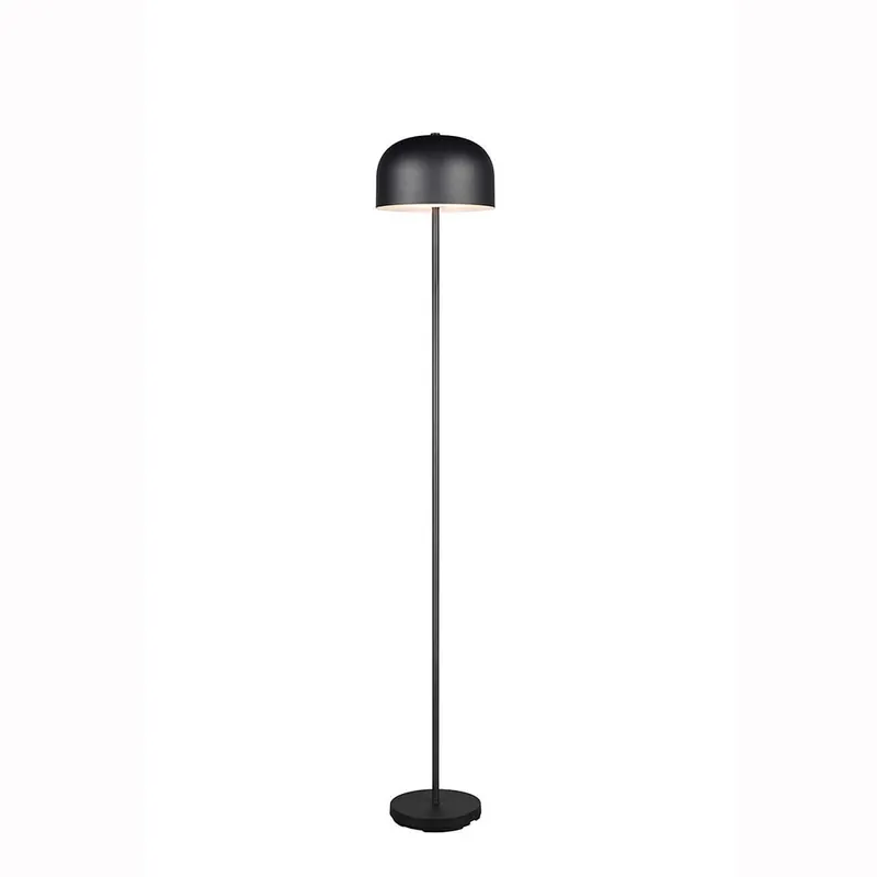 LED vloerlamp, touchdimmer, accu, USB, zwart, H 147 cm Seizoensaanbieding