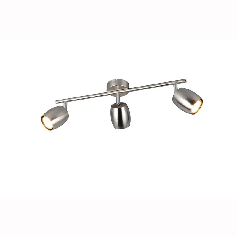 Plafondlamp, metaal, zilver, GU10, 3-vlam, B 47,5 cm Lage Kosten