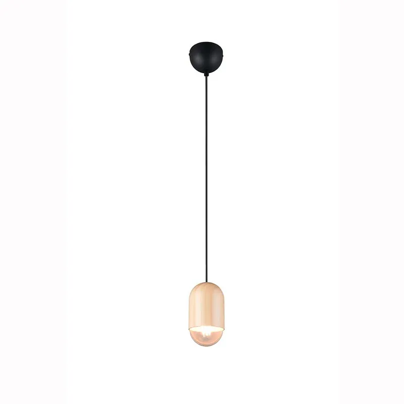 Hanglamp, natuurlijk hout, in hoogte verstelbaar, H 150 cm Hoge Kwaliteit