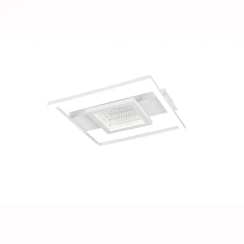 Hoge Kwaliteit LED plafondlamp, metaal, wit, mat, neutraal wit, L 35 cm