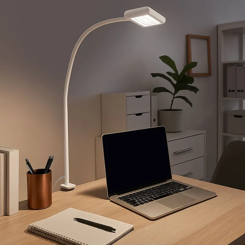Lage Prijs LED klemlamp, tafellamp, verstelbaar, H 80,5 cm