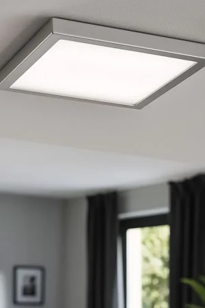 Favoriet LED plafondlamp, opbouwlamp, chroom, L 30 cm