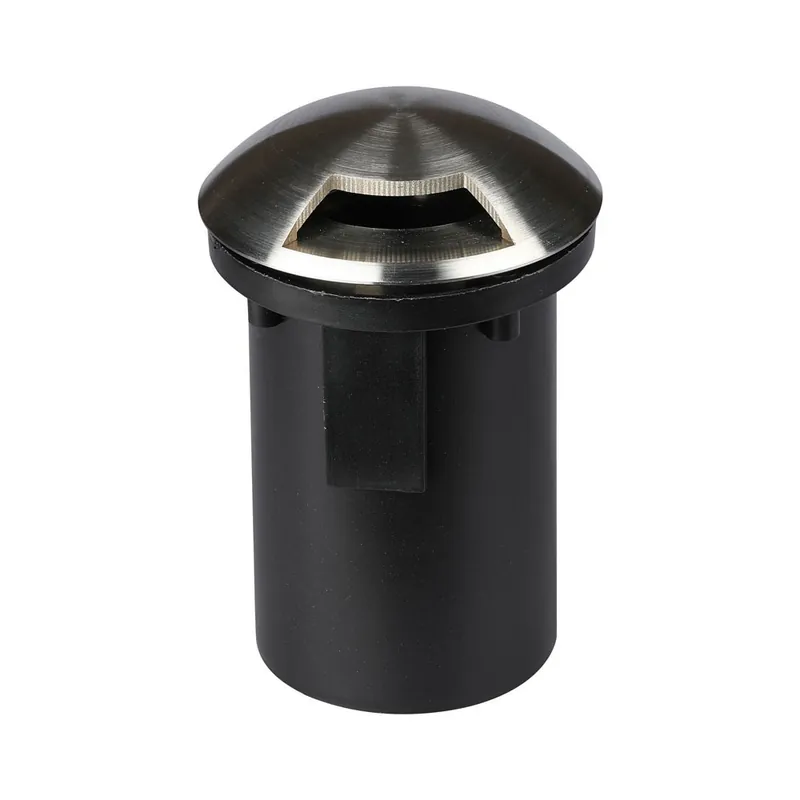 Gereduceerde Prijs Staande lamp, roestvrij staal, buiten, zilver, IP67, D8,7cm