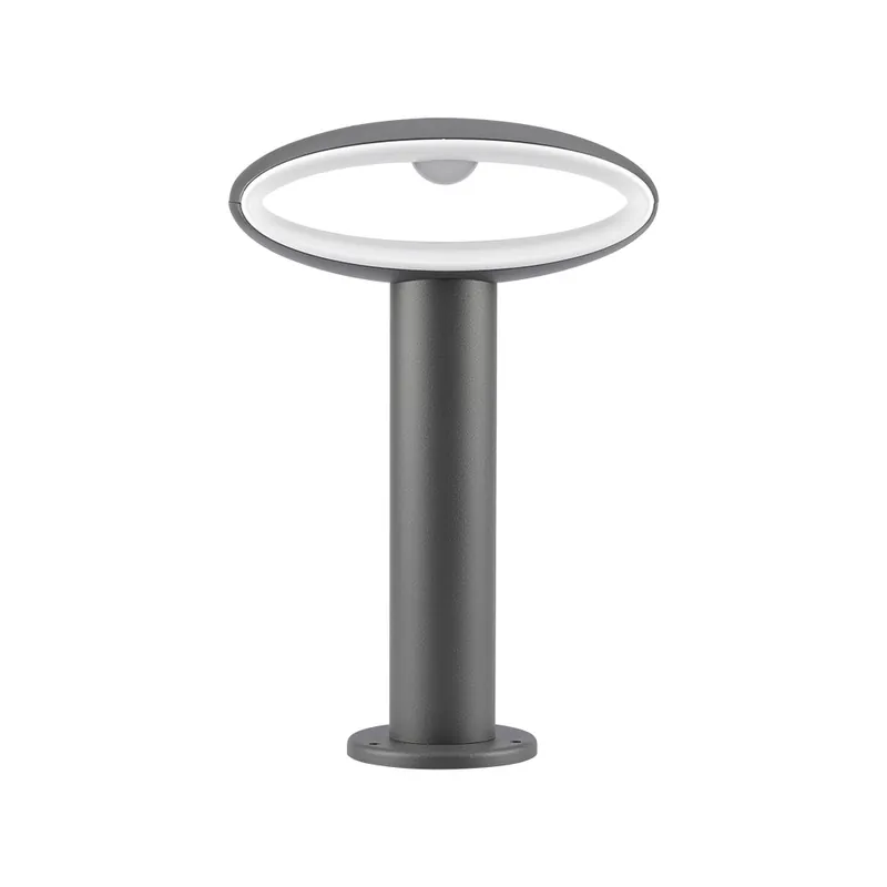 Beperkte Voorraad LED vloerlamp, spuitgietaluminium, donkergrijs, IP54, H30cm