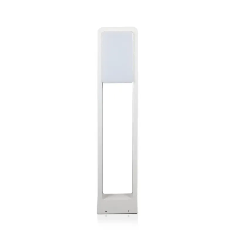 LED-paalverlichting, aluminium, wit, weerbestendig, IP65, H 80 cm Direct Beschikbaar