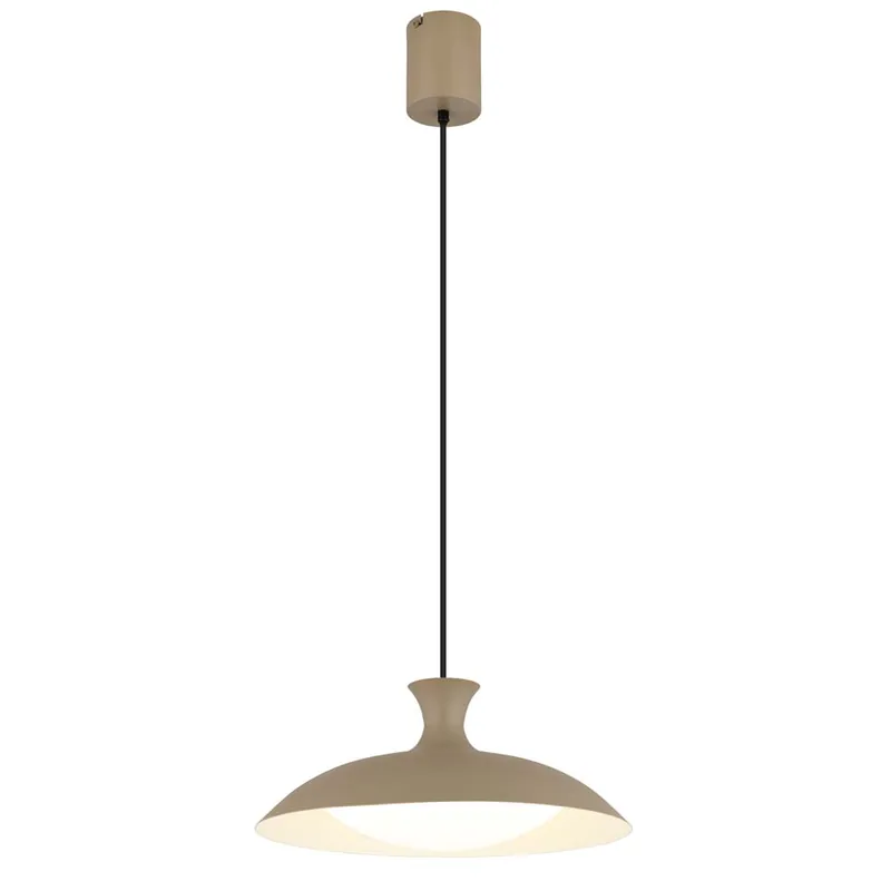 LED-hanglamp, zandkleur, dimbaar, met geheugenfunctie, hoogte 150 cm Weekendaanbieding
