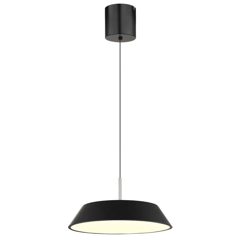 LED-hanglamp, metaal, zwart, verstelbaar, hoogte 180 cm Beperkt Aanbod