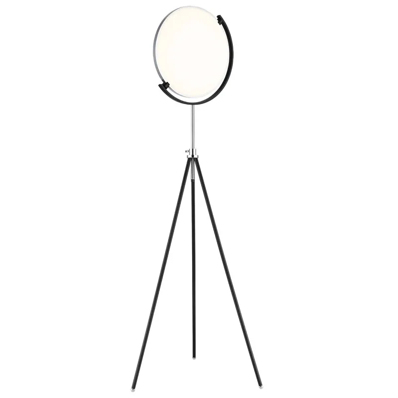 Koop Online LED-staande lamp, in hoogte verstelbaar, met afstandsbediening, hoogte 168 cm