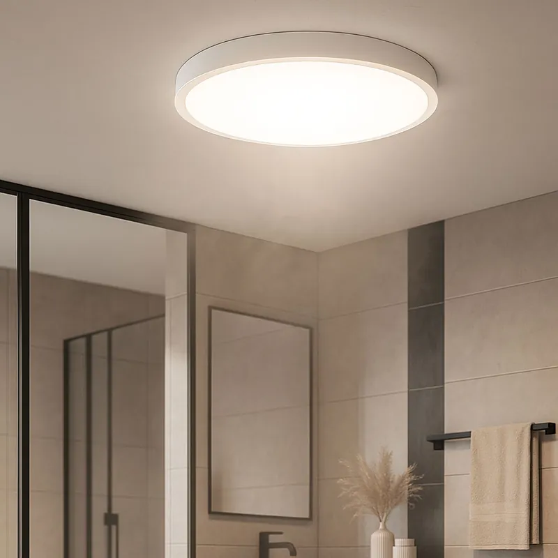LED plafondlamp, wit, IP44, D 29,5 cm Actieprijs