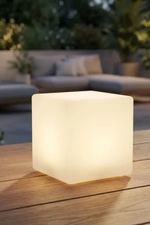 Bestseller LED solarlamp, kubus, LxH 20x20 cm