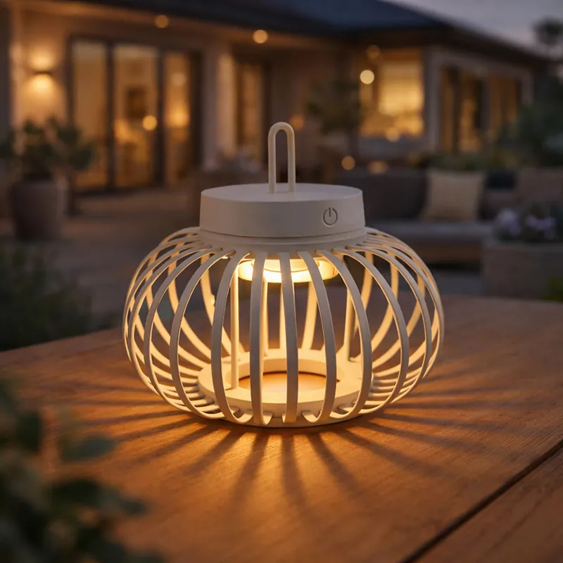 Meest Verkocht LED hanglamp/tafellamp, zandkleurig, touchdimmer, D 25 cm