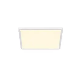 Rechtstreeks Van De Fabrikant Nordlux LED Plafondlamp Oja 29 Vierkant Wit 14.5W 1600lm - 830-840 CCT | 3-Staps Dimbaar