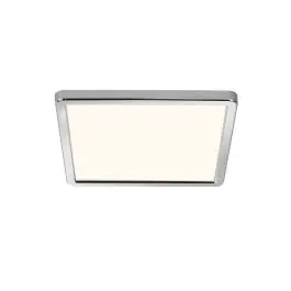 Nordlux LED Plafondlamp Oja 29 Chroom 14.5W 1600lm - 830-840 CCT | 3-Staps Dimbaar Gecertificeerd