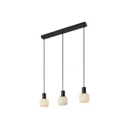 Nordlux Milford Mini 3-Rail Pendelarmatuur Glas Zwart | Geschikt voor 3x E14 Bestel Nu