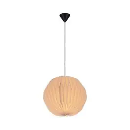 Nordlux Belloy Pendelarmatuur 30 Papier/Staal Wit | Geschikt voor 1x E27 Koop Vandaag