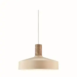 Aanbieding Nordlux Elvas Marble Pendelarmatuur Metaal Beige | Geschikt voor 1x E27