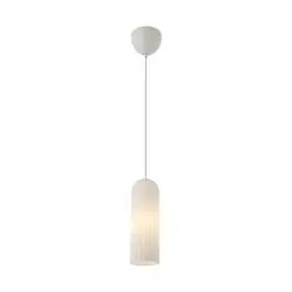 Veilige Betaling Nordlux Miella Pendelarmatuur Glas Wit | Geschikt voor 1x E27