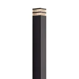 Superprijs Nordlux Elm Sokkel Lamp Aluminium Zwart | IP44 - Geschikt voor E27