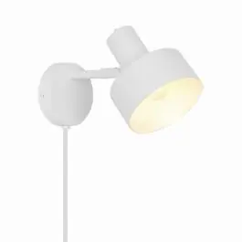 Nordlux Matis Wandlamp Metaal Wit | Geschikt voor E27 Laatste Versie