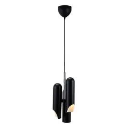 Uitverkoop DFTP by Nordlux Rochelle Pendelarmatuur Metaal Zwart | 207mm - Geschikt voor 3x GU10