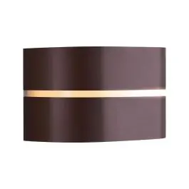 Korting Nordlux Sibelis Wandlamp Aluminium Bruin | IP44 - Geschikt voor E27