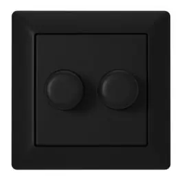 EcoDim Dimmerknop DUO GIRA/JUNG/Merten incl. Roteerbare Afdekplaat Veilige Betaling