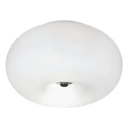 Superprijs Eglo Plafondlamp Optica Staal Satijn Nikkel | Geschikt voor 2x E27