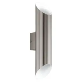 Must-Have Eglo Wandlamp Agolada Buitenverlichting Roestvrij Staal Grijs Up & Down 7.4W 660lm - 830 Warm Wit