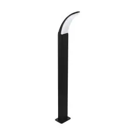 Eglo Sokkel Lamp Fiumicino Buitenverlichting Aluminium Zwart 11.5W 1200lm - 830 Warm Wit Laatste Versie