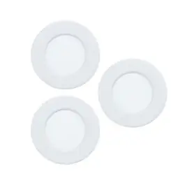 Voordeelpak 3x Eglo Inbouw Spot Fueva 6 Kunststof Wit 11.1W 1350lm - 827-840-865 CCT Finale Uitverkoop