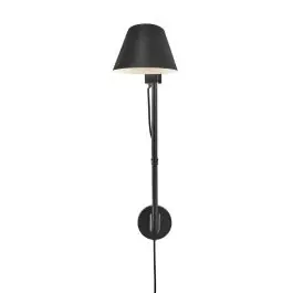 DFTP by Nordlux LED Wandlamp Stay Aluminium Zwart | Geschikt voor E27 Lage Prijs