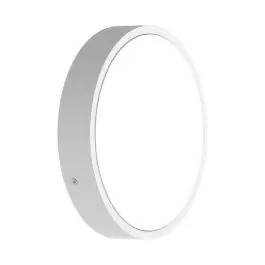 Aanbieding Ledvance Bulkhead Rond UV-Resistant Wit 15.5W 2020lm - 830 Warm Wit | IP65 - Dali Dimbaar