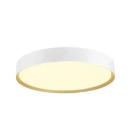 Alleen Vandaag SLV Decona 42 Plafondlamp Aluminium Wit Rond 23W 2730lm - 930-940 CCT | IP44 - Beste Kleurweergave - Dimbaar