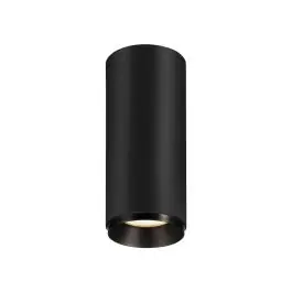 SLV Numinos Phase S Spot Aluminium Zwart 10.42W 1020lm 60D - 930 Warm Wit | Beste Kleurweergave - Dimbaar Hoge Kwaliteit