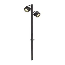 Alleen Vandaag SLV Sitra 360 Prikspot Aluminium Grijs | Buitenverlichting - IP44 - Geschikt voor 2x GX53