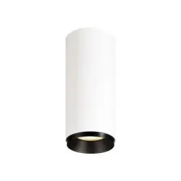 Meest Verkocht SLV Numinos Phase S Spot Aluminium Wit 10.42W 1020lm 24D - 930 Warm Wit | Beste Kleurweergave - Dimbaar
