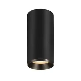 SLV Numinos Phase L Spot Aluminium Zwart 28W 2340lm 36D - 930 Warm Wit | Beste Kleurweergave - Dimbaar Premium